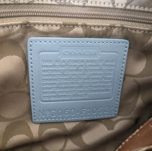 Coach purse 8" by 13" - Picture 4 of 4